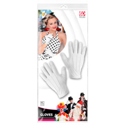 Biele pánske rukavice XL